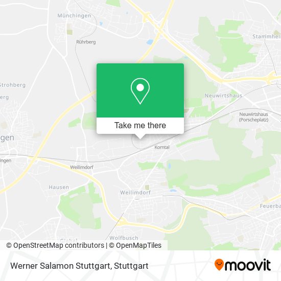 Werner Salamon Stuttgart map