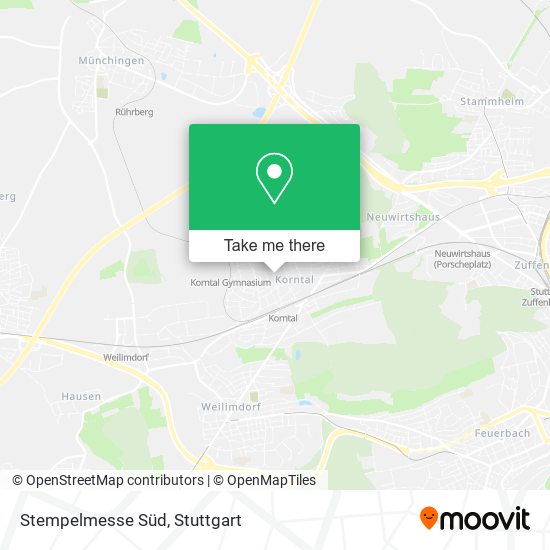 Stempelmesse Süd map
