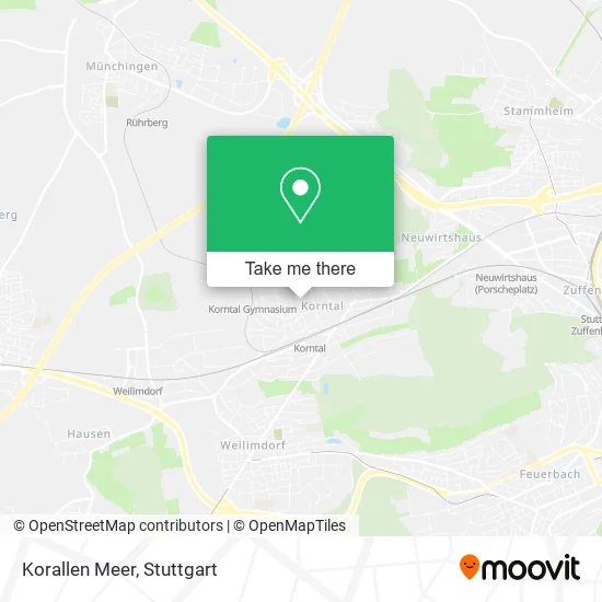 Карта Korallen Meer