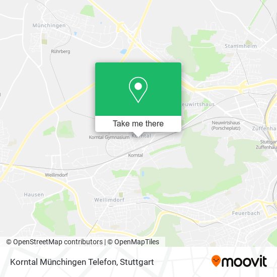 Korntal Münchingen Telefon map
