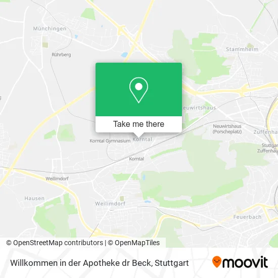 Карта Willkommen in der Apotheke dr Beck