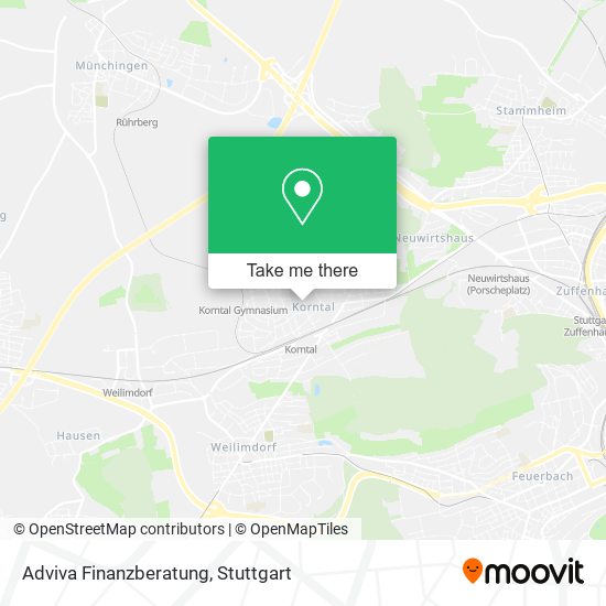 Карта Adviva Finanzberatung