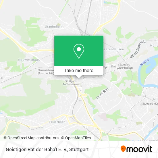 Карта Geistigen Rat der Baha'I E. V.