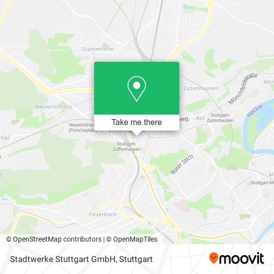 Stadtwerke Stuttgart GmbH map