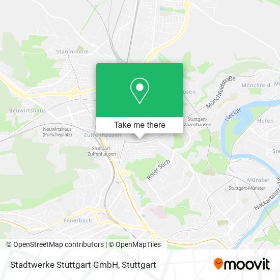 Stadtwerke Stuttgart GmbH map