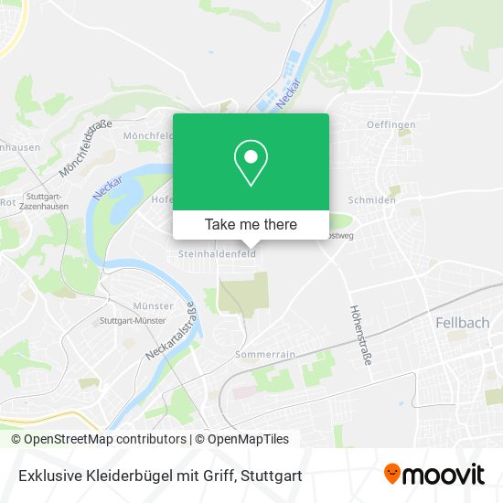 Exklusive Kleiderbügel mit Griff map