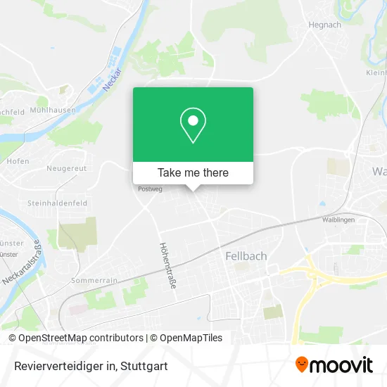 Карта Revierverteidiger in