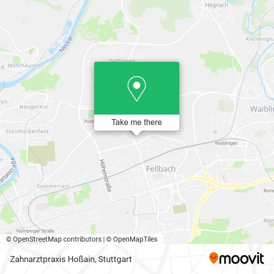 Карта Zahnarztpraxis Hoßain