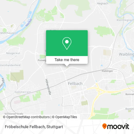 Карта Fröbelschule Fellbach