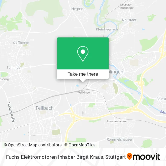 Карта Fuchs Elektromotoren Inhaber Birgit Kraus