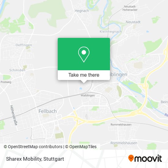 Карта Sharex Mobility