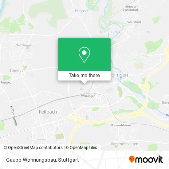 Карта Gaupp Wohnungsbau