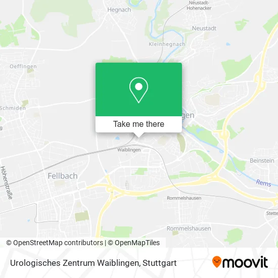 Карта Urologisches Zentrum Waiblingen
