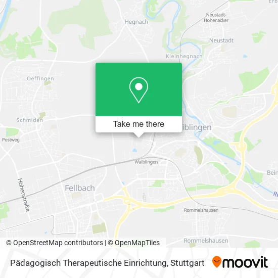 Карта Pädagogisch Therapeutische Einrichtung