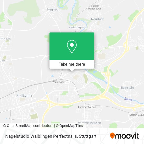 Nagelstudio Waiblingen Perfectnails map