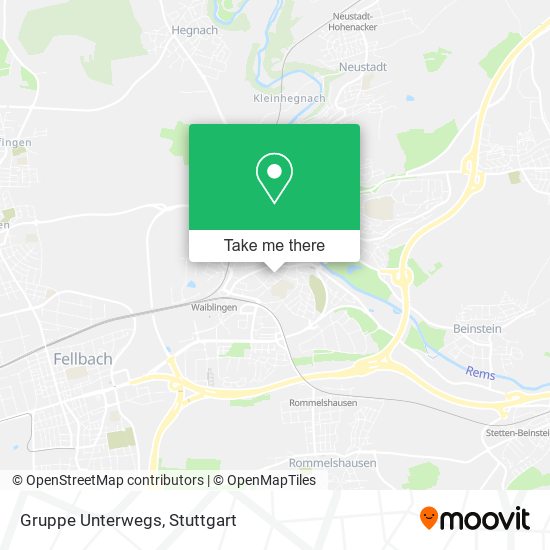 Gruppe Unterwegs map