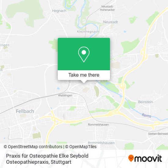 Praxis für Osteopathie Elke Seybold Osteopathiepraxis map