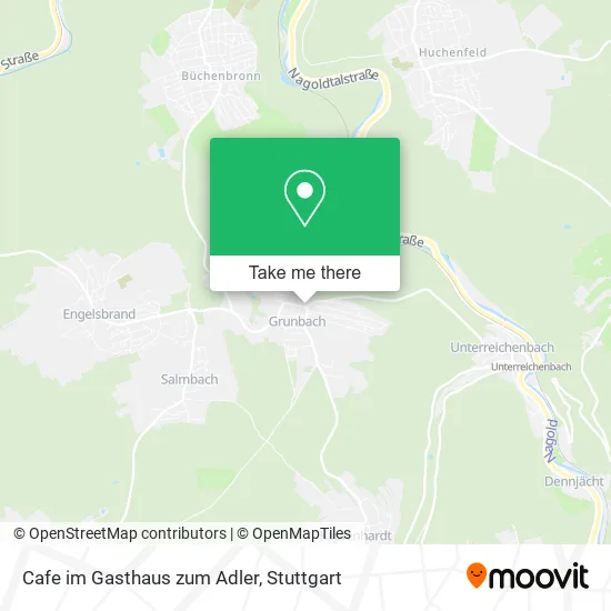 Карта Cafe im Gasthaus zum Adler