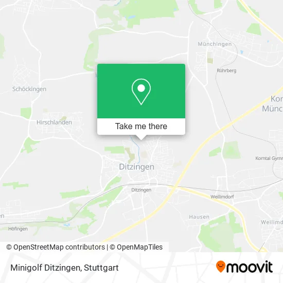Карта Minigolf Ditzingen