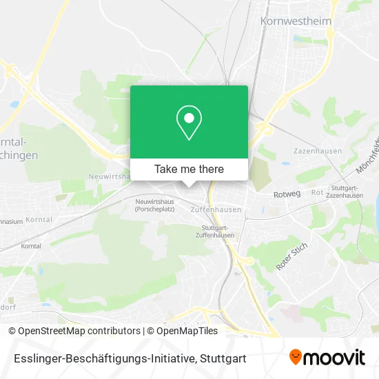 Карта Esslinger-Beschäftigungs-Initiative