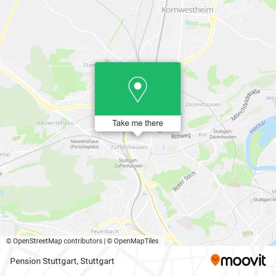 Карта Pension Stuttgart
