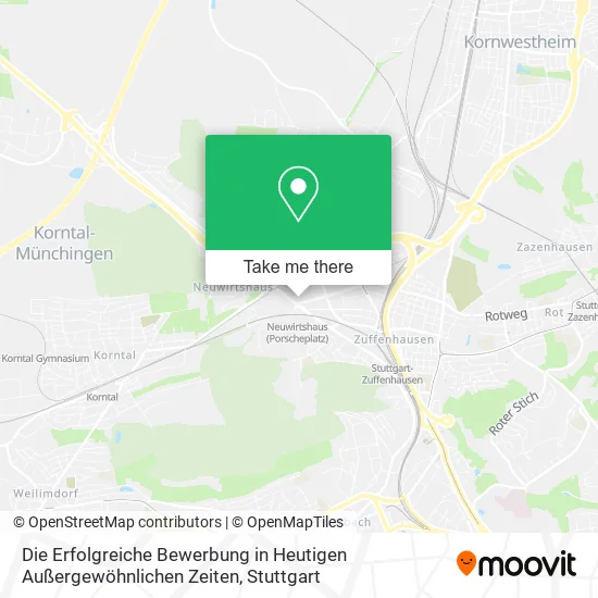 Карта Die Erfolgreiche Bewerbung in Heutigen Außergewöhnlichen Zeiten