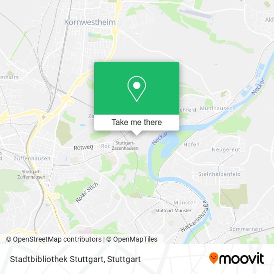 Stadtbibliothek Stuttgart map