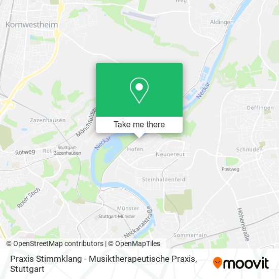Карта Praxis Stimmklang - Musiktherapeutische Praxis
