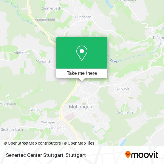 Senertec Center Stuttgart map