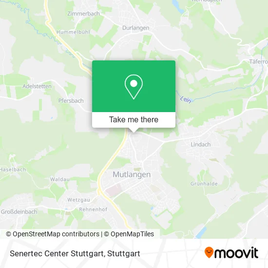 Карта Senertec Center Stuttgart