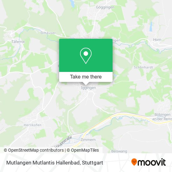 Mutlangen Mutlantis Hallenbad map