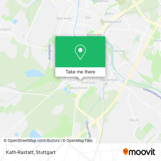 Карта Kath-Rastatt