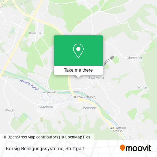 Карта Borsig Reinigungssysteme