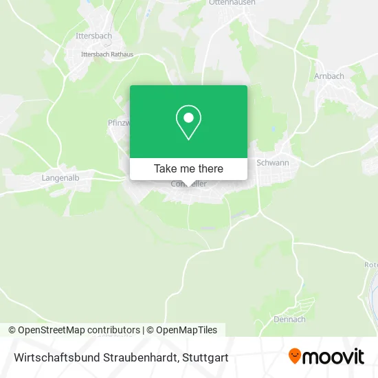 Карта Wirtschaftsbund Straubenhardt