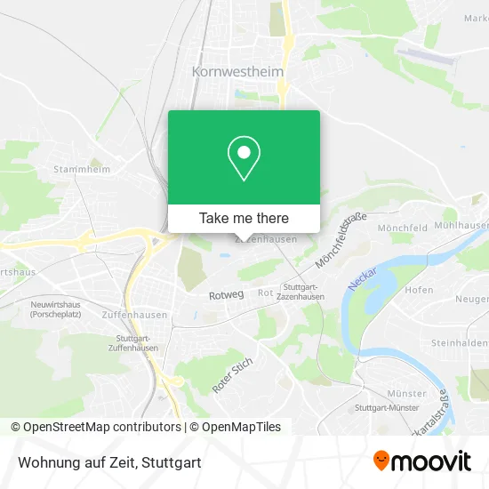 Карта Wohnung auf Zeit