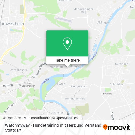 Карта Watchmyway - Hundetraining mit Herz und Verstand