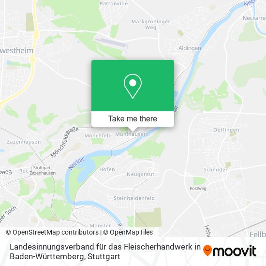 Landesinnungsverband für das Fleischerhandwerk in Baden-Württemberg map