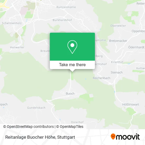Карта Reitanlage Buocher Höhe