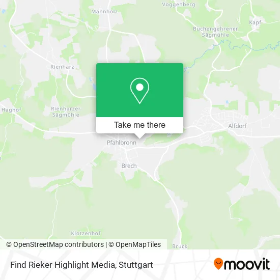 Карта Find Rieker Highlight Media