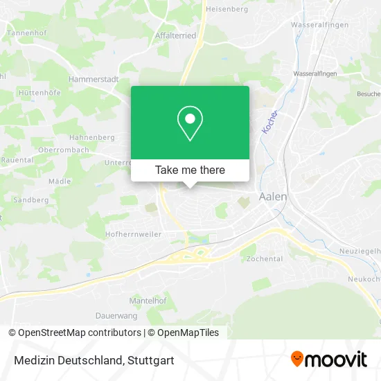 Medizin Deutschland map