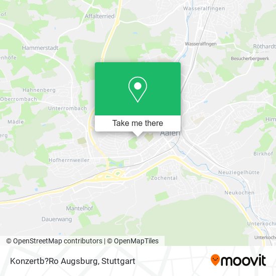 Карта Konzertb?Ro Augsburg