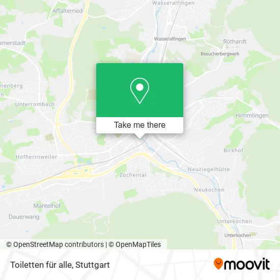 Карта Toiletten für alle