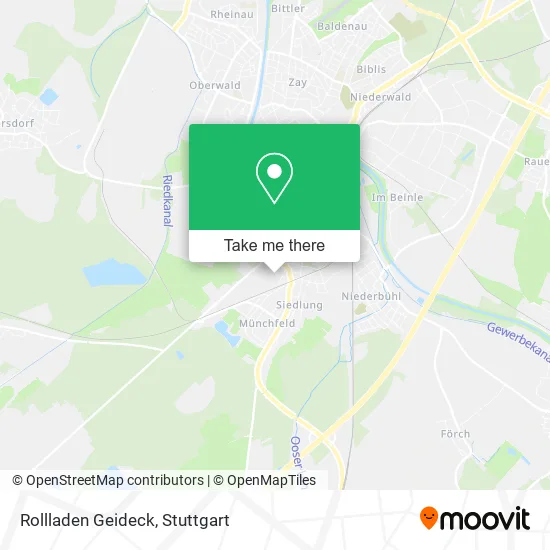 Карта Rollladen Geideck
