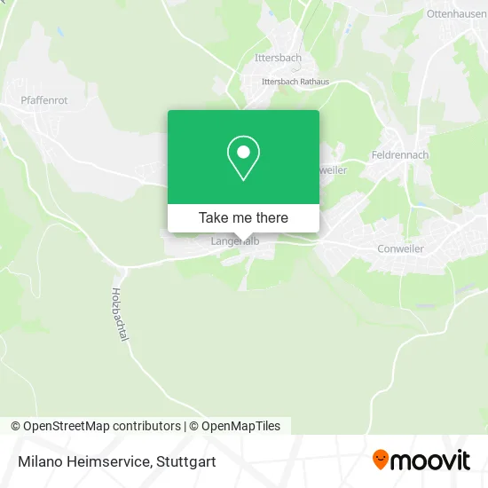 Карта Milano Heimservice