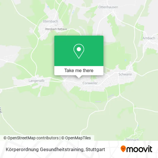 Карта Körperordnung Gesundheitstraining