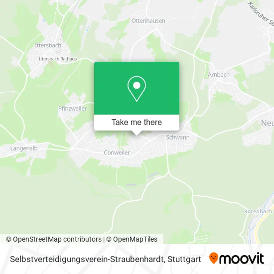 Карта Selbstverteidigungsverein-Straubenhardt