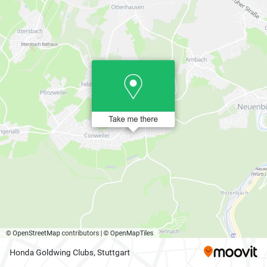 Honda Goldwing Clubs map