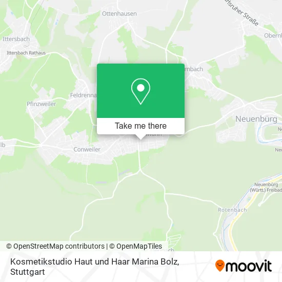 Карта Kosmetikstudio Haut und Haar Marina Bolz