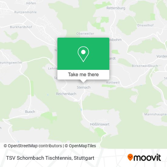 Карта TSV Schornbach Tischtennis
