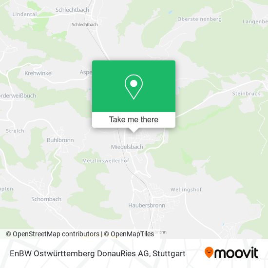 EnBW Ostwürttemberg DonauRies AG map